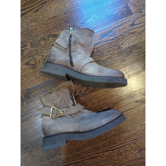 A.S. 98 Roan Leather Buckle Boots - Picture 3 of 9